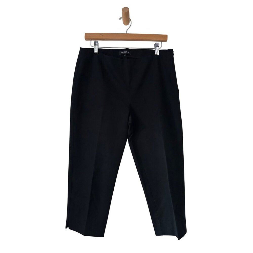 Lafayette 148 New York women Size 8 Cropped Bleecker Pants Black